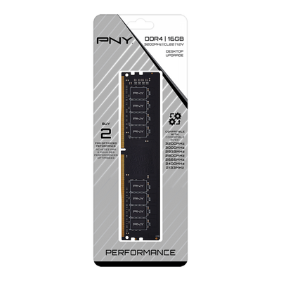 PNY MD16GSD43200-TB memoria 16 GB 1 x 16 GB DDR4 288-pin DIMM [MD16GSD43200-TB]