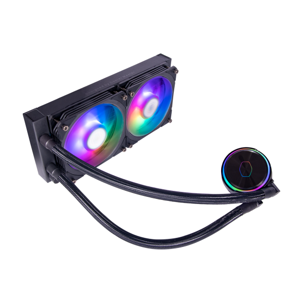 Cooler Master MasterLiquid PL240 Flux Processore Liquid cooling kit 12 cm Nero [MLY-D24M-A23PZ-R1]