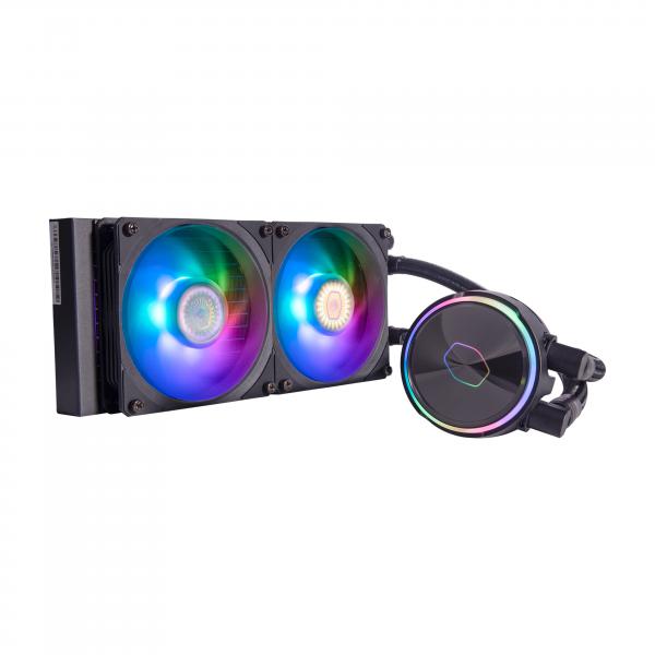 Cooler Master MasterLiquid PL240 Flux Processore Liquid cooling kit 12 cm Nero [MLY-D24M-A23PZ-R1]