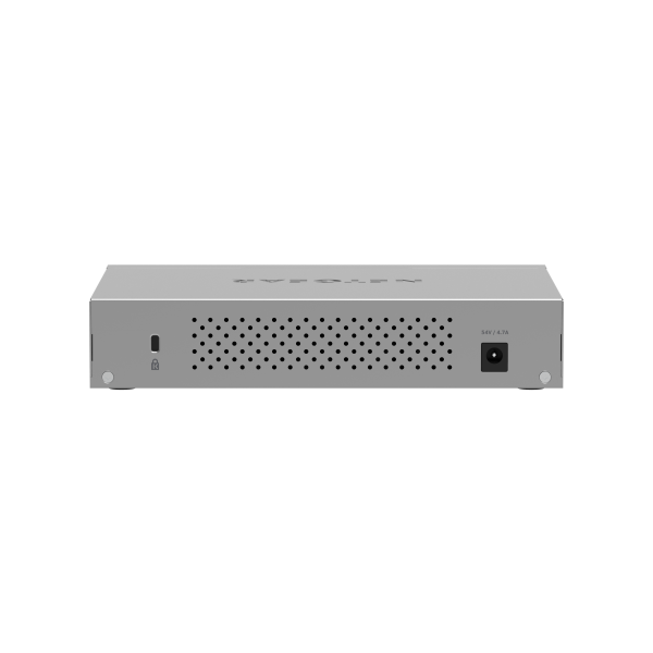NETGEAR 8-port Ultra60 PoE++ Multi-Gigabit (2.5G) Ethernet Plus Switch Gestito L2/L3 2.5G Ethernet (100/1000/2500) Supporto Power over Ethernet (PoE) Grigio [MS108EUP-100EUS]