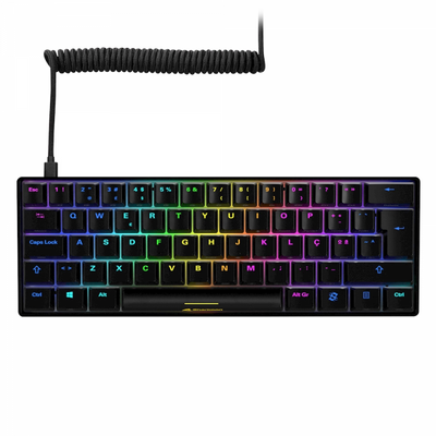 Sharkoon SGK50 S4 tastiera USB QWERTY Italiano Nero [SGK50S4BK]