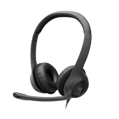 LOGITECH CUFFIA USB H390 NERA [981-000406]
