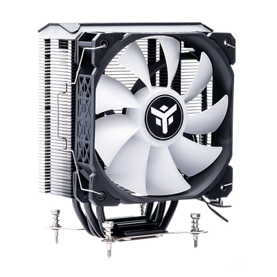 ITEK DISSIPATORE AD ARIA ICY-4HLA - SKT UNIVERSALE, 180W TDP, 4 HP, VENTOLA 12CM, FULL BLACK, ARGB [ITACI4HLA]