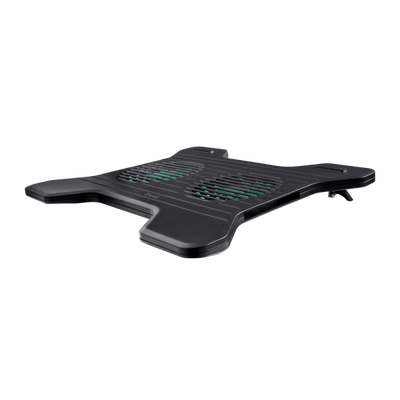 TRUST SUPPORTO/RIALZO NOTEBOOK CON 2 VENTOLE DI RAFFREDDAMENTO - XSTREAM BREEZE - NERO [17805]