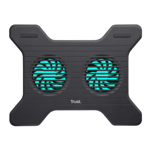 TRUST SUPPORTO/RIALZO NOTEBOOK CON 2 VENTOLE DI RAFFREDDAMENTO - XSTREAM BREEZE - NERO [17805]