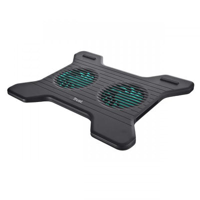 TRUST SUPPORTO/RIALZO NOTEBOOK CON 2 VENTOLE DI RAFFREDDAMENTO - XSTREAM BREEZE - NERO [17805]