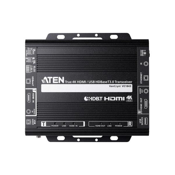 Aten Ricetrasmettitore HDBaseT 3.0 USB/HDMI True 4K - PROMO FINO AD ESAURIMENTO SCORTE [VE1843-AT-G]