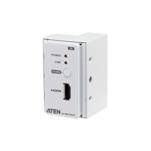 Aten Trasmettitore HDMI HDBaseT-Lite con placca a parete EU / PoH [VE1801AEUT-AT-G]