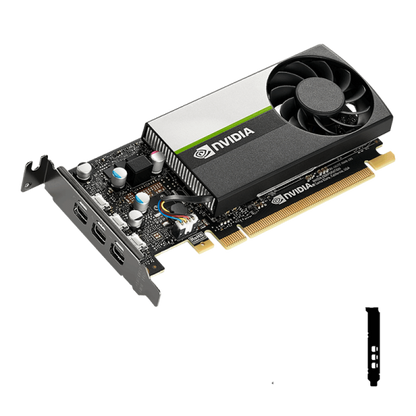 PNY VGA QUADRO T400 LOW PROFILE 4GB GDDR6, 3x mDPI, 3x mDP to DP adap, 1x ATX bracket [VCNT400-4GB-PB]