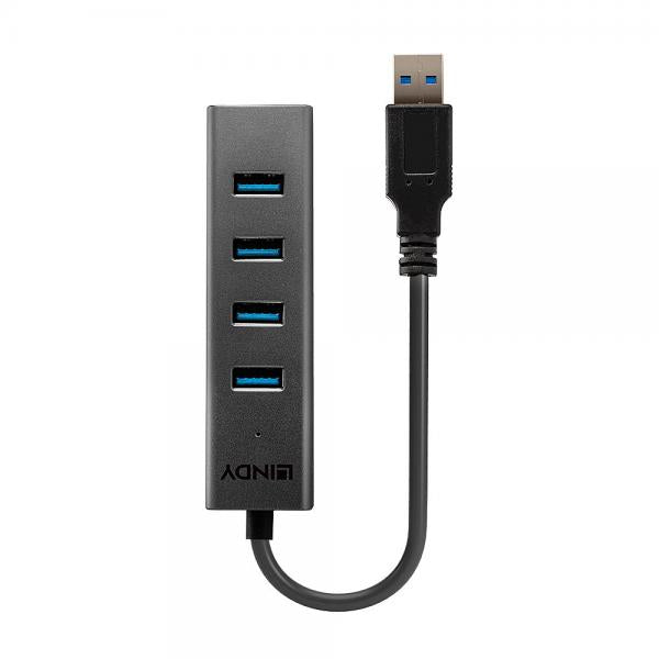 LINDY HUB USB 3.0, 4 PORTE [43324]