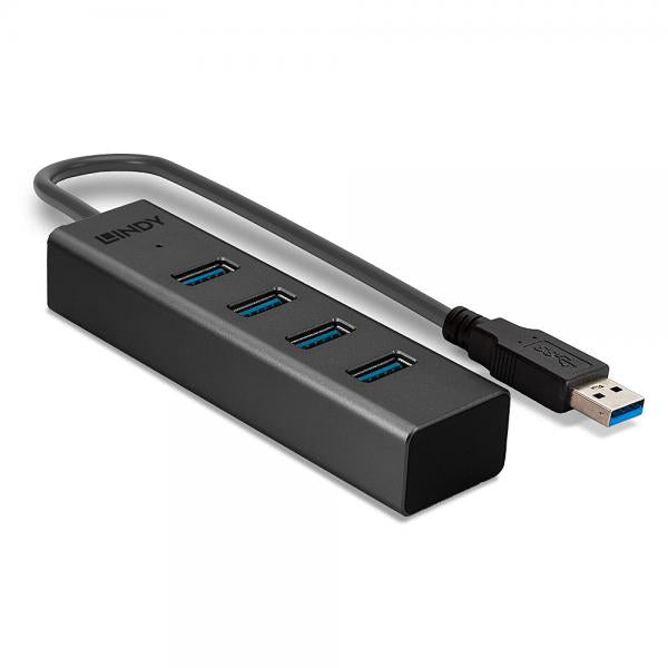 LINDY HUB USB 3.0, 4 PORTE [43324]