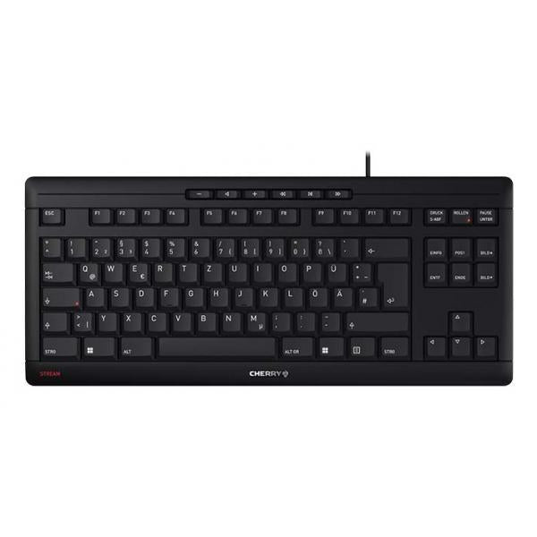Cherry STREAM TKL - Keyboard - Corded - QWERTZ - Black [JK-8600DE-2]