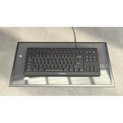 Cherry STREAM TKL - Keyboard - Corded - AZERTY - Black [JK-8600BE-2]