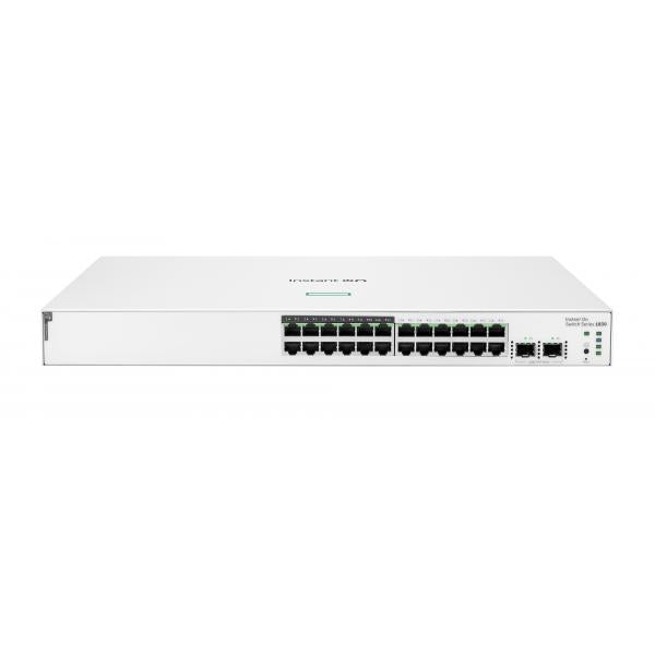 HPE NETWORKING INSTANT ON SWITCH 24P GIGABIT CL4 POE 2P SFP 195W 1830 [JL813A]
