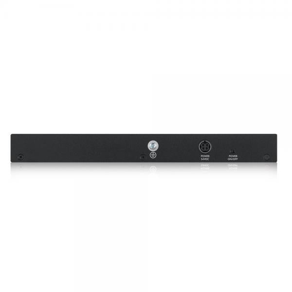 ZYXEL SWITCH UNMANAGED, 8XGB POE EROG.FINO 120W, 2X SFP GIGABIT,SENZA VENTOLE, DESKTOP [GS1100-10HP-EU0102F]