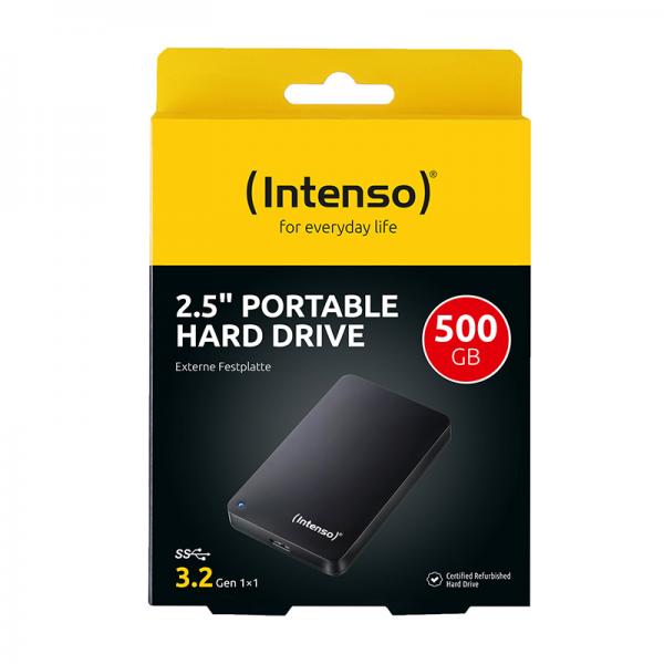 INTENSO HDD ESTERNO 500GB 2.5 USB 3.2 5400RPM BLACK REFURB [6021530]