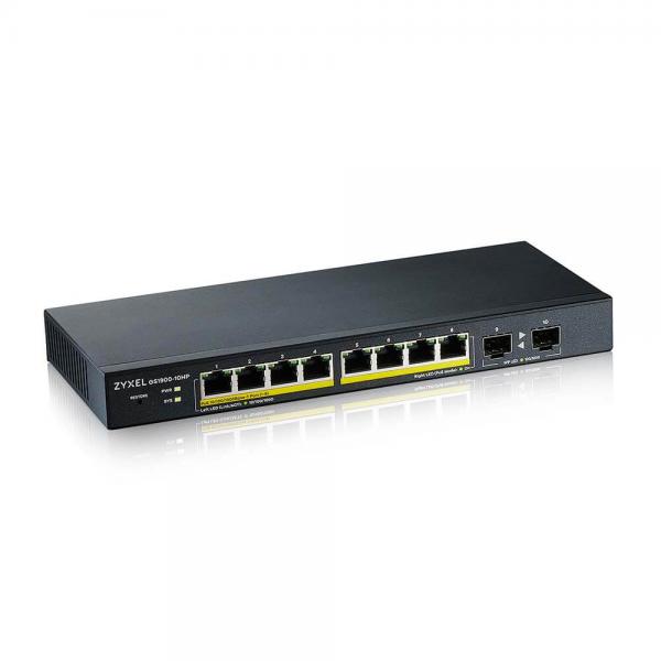Zyxel 8-Port Smart Managed PoE Gigabit Switch [GS1900-10HP-EU0102F]