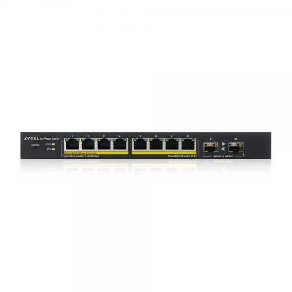 Zyxel 8-Port Smart Managed PoE Gigabit Switch [GS1900-10HP-EU0102F]