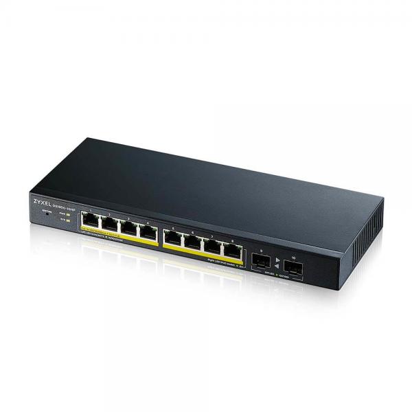 Zyxel 8-Port Smart Managed PoE Gigabit Switch [GS1900-10HP-EU0102F]
