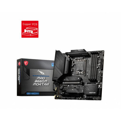 MSI MB B660, MAG B660M MORTAR, LGA 1700, 4DDR5, 2PCI-Ex16, 1PCI-Ex1, 2M2, 6SATA3 [MAG B660M MORTAR_I]