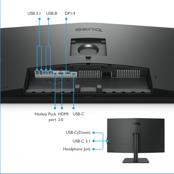 BenQ PD3205U Monitor PC 80 cm (31.5") 3840 x 2160 Pixel 4K Ultra HD LCD Nero [PD3205U]