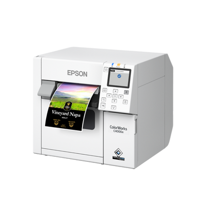 Epson CW C4000e - Label Printer - Mat Colour - Ink-jet [C31CK03102MK]