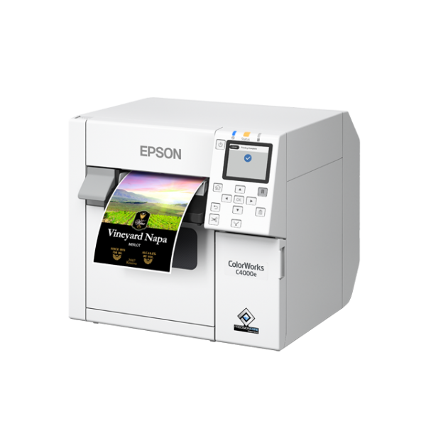 Epson CW C4000e - Label Printer - Mat Colour - Ink-jet [C31CK03102MK]