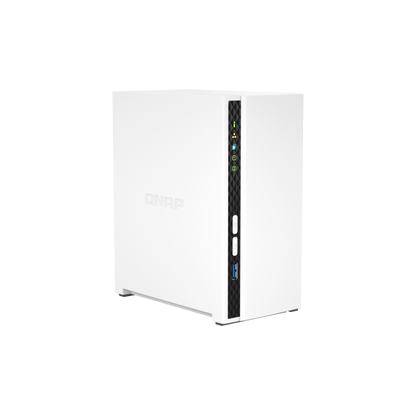 QNAP NAS TOWER 2BAY ARM 4CORE 2.0GHz 2xSATA 6GB/S 3.5"/2.5" 2GB RAM ON-BOARD 1xGBE, 1xUSB3.2 GEN1, CAPACITA MAX 18TB A BAY [TS-233]