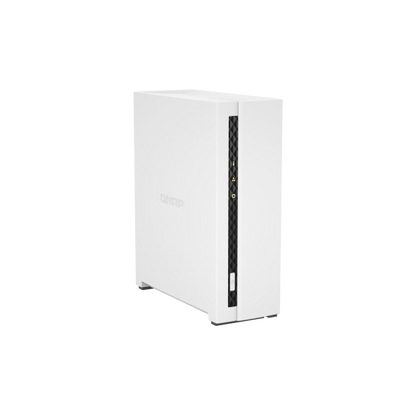 QNAP NAS - 1 bay ARM 4C 1.8GHz - 1 x SATA 6Gb/s 3.5"/2.5"- 2GB RAM on-board- 1 x GbE- 1 x USB3.2 Gen1 and 1 x USB2.0 [TS-133]