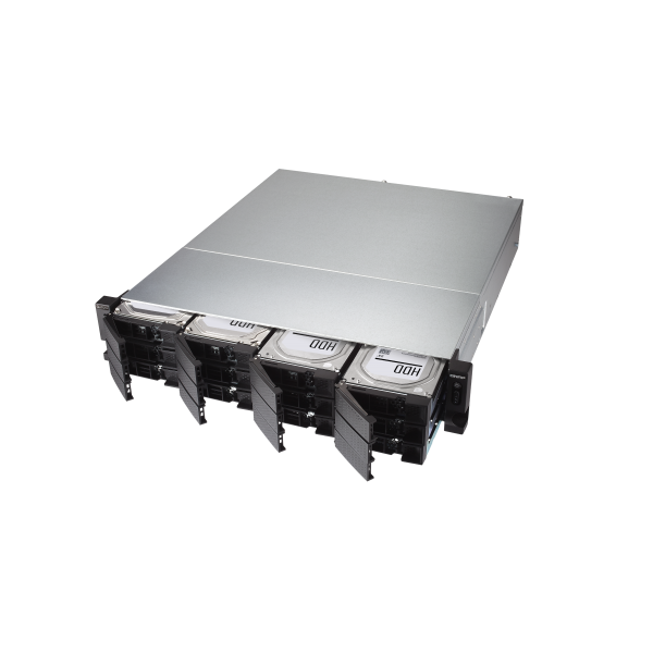 QNAP TS-H1886XU-RP-R2 NAS Armadio (3U) Intel Xeon D D-1622 32 GB DDR4 0 TB QuTS hero Nero, Grigio [TS-H1886XU-RP-R2-D1622-32G]