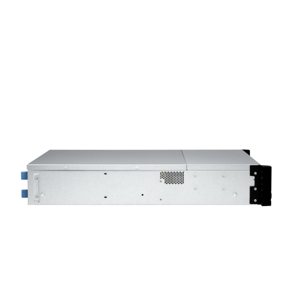 QNAP NAS - 18-Bay SATA 6Gbps (12 x 3.5" + 6 x 2.5") 2U NAS, Intel Xeon D-1622 4 cores / 8 threads up to 3.20 GHz, 32GB ECC DDR4 RAM (4 x DIMMs, max 128GB total), 4 x 2.5GbE RJ45 LAN, 2 x 10GbE SFP+ Sm [TS-h1886XU-RP-R2-D1622-32G]