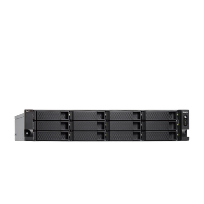 QNAP TS-H1886XU-RP-R2 NAS Armadio (3U) Intel Xeon D D-1622 32 GB DDR4 0 TB QuTS hero Nero, Grigio [TS-H1886XU-RP-R2-D1622-32G]