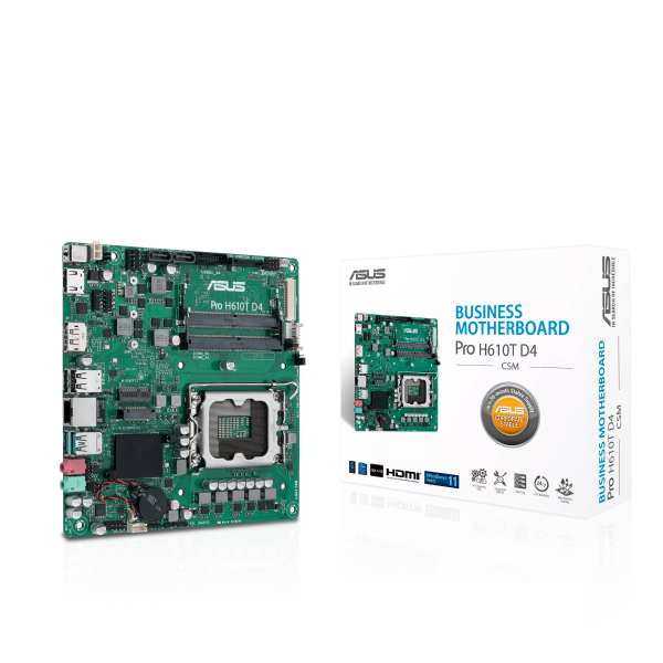 ASUS MB PRO H610T D4-CSM//LGA1700,H610,USB3.2,M.2, SATA,MB [PRO H610T D4-CSM]