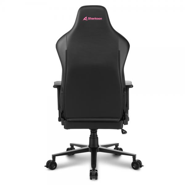 Sharkoon SGS30 Sedia per gaming universale Sedia imbottita tappezzata Nero, Rosa [SKILLERSGS30BLACK/PINK] - ITPartners