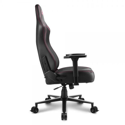 Sharkoon SGS30 Sedia per gaming universale Sedia imbottita tappezzata Nero, Rosa [SKILLERSGS30BLACK/PINK] - ITPartners