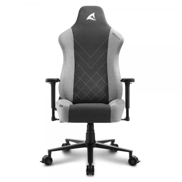 SHARKOON SEDIA GAMING SGS30 FABRIC IN TESSUTO DIMENSIONI COMFORT NERO E BIANCO [SKILLER-SGS30-FAB-GR]