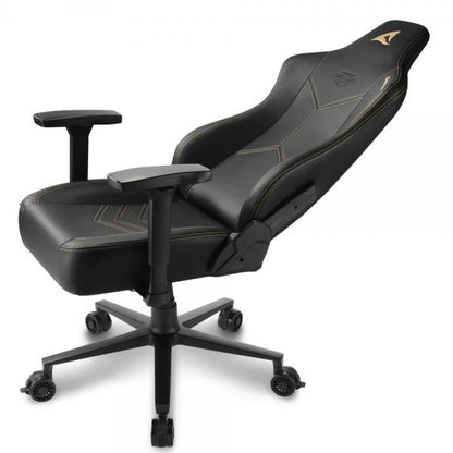 Sharkoon SGS30 Sedia per gaming universale Sedia imbottita tappezzata Beige, Nero [SKILLERSGS30BLACK/BEIGE] - ITPartners