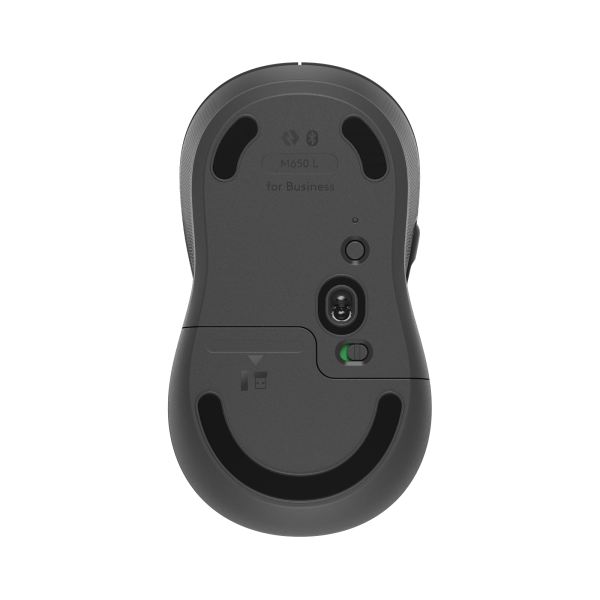Logitech M650 Signature Wireless Mouse for Business - Large - Graphite [910-006348]