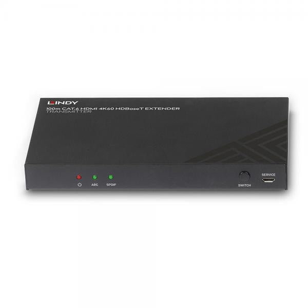 LINDY No. 38341 - Extender HDBaseT Cat.6 HDMI 4K60, Audio, IR & RS-232 100m, Trasmettitore [LIN-38341]