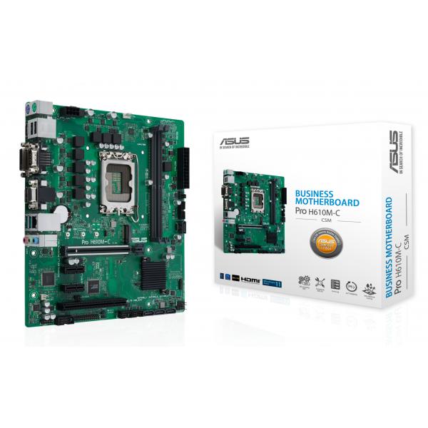 ASUS Pro H610M-C-CSM Intel H610 LGA 1700 micro ATX [90MB1AT0-M0EAYC]