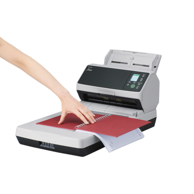 Ricoh FI-8290: Duplex - A4 - ADF 100 + A4 flatbed - 90 ppm - USB 3.2/LAN [PA03810-B501]