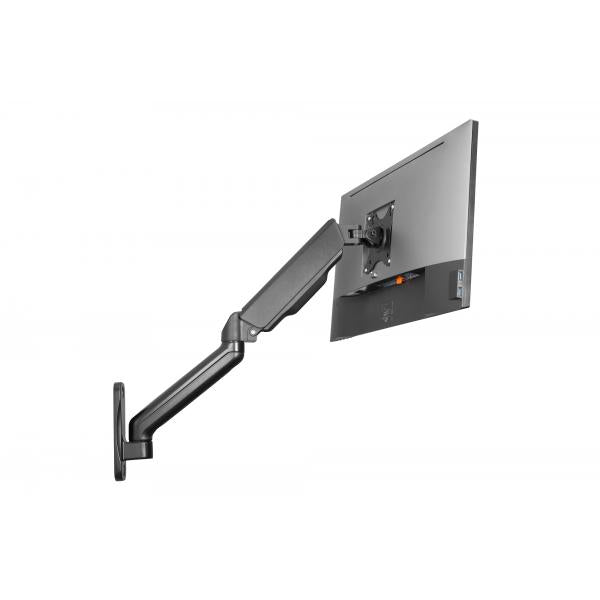 Digitus Single Gas Spring Monitor Wall Mount - 32inch - 9 kg max - Black [DA-90425]