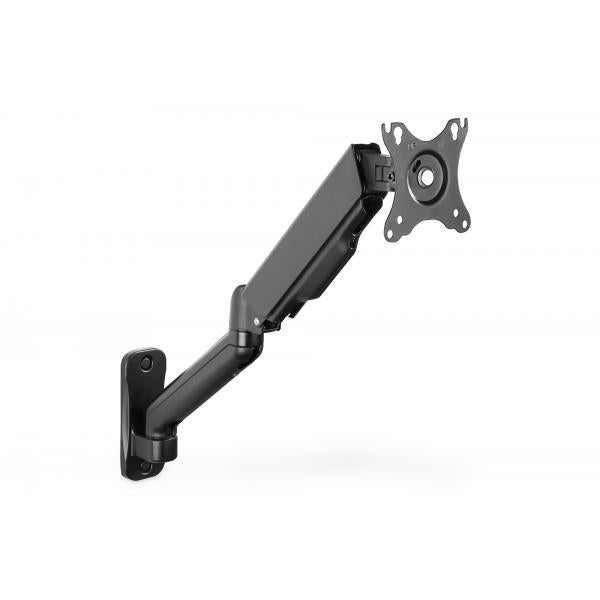 Digitus Single Gas Spring Monitor Wall Mount - 32inch - 9 kg max - Black [DA-90425]