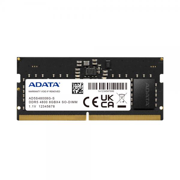 ADATA RAM SODIMM 8GB DDR5 4800MHZ [AD5S48008G-S]