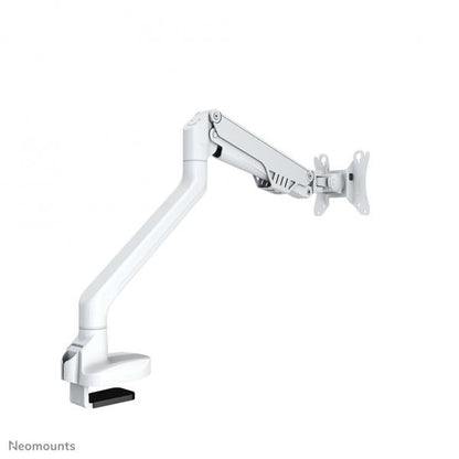 Neomounts Single Monitor Arm - 10-32inch - 2-8 kg - Gas Spring - 180 Degrees - Stop Mechanism - Topfix - White [FPMA-D750WHITE2]