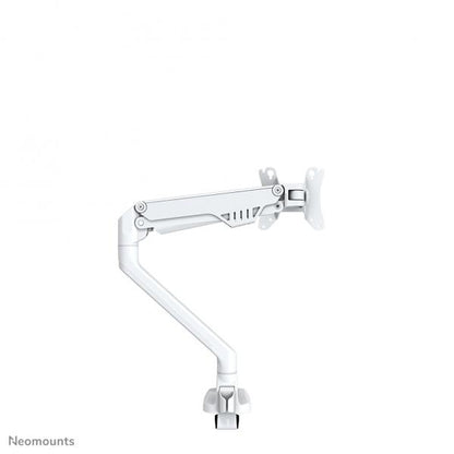 Neomounts Single Monitor Arm - 10-32inch - 2-8 kg - Gas Spring - 180 Degrees - Stop Mechanism - Topfix - White [FPMA-D750WHITE2]