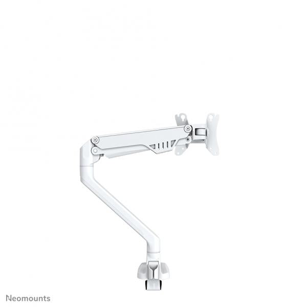 Neomounts Single Monitor Arm - 10-32inch - 2-8 kg - Gas Spring - 180 Degrees - Stop Mechanism - Topfix - White [FPMA-D750WHITE2]