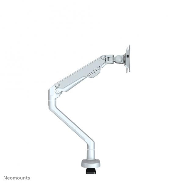 Neomounts Single Monitor Arm - 10-32inch - 2-8 kg - Gas Spring - 180 Degrees - Stop - Topfix - Silver [FPMA-D750SILVER2]