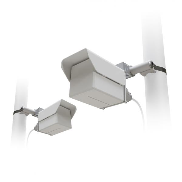 MikroTik, Wireless Wire Cube Pro (Pair of preconfigured Cube 60Pro ac devices for 60Ghz link with 5GHz backup (60GHz antenna, 802.11ay wireless, 802.11ac backup, 4 core x 716MHz GHz CPU, 256MB RAM, 1 [CubeG-5ac60aypair]