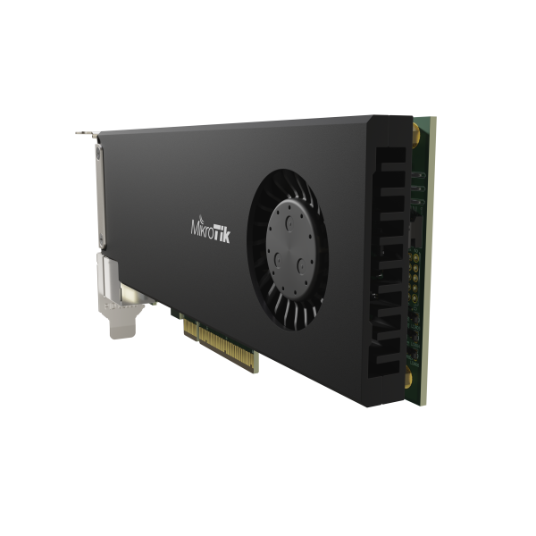 MikroTik, CCR2004-1G-2XS-PCIe  Scheda router PCIe con 2 porte 25G SFP28, 1 porta Gigabit, CPU quad-core ARM, 4 GB RAM e RouterOS v7. [CCR2004-1G-2XS-PCIe]